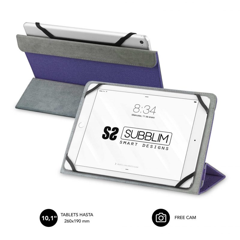 ✅ Funda Tablet Universal Freecam Case 9,6″-11″ Purple