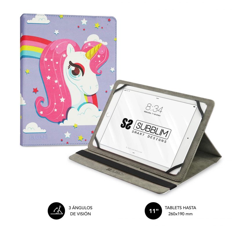 ✅ Funda Tablet Universal Trendy Case Unicorn 9,6″-11″